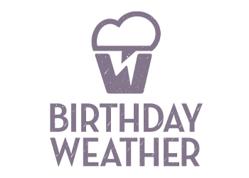 BIRTHDAY WEATHER LOGO BY THEORY UNIT LOGO & WEBSITE DESIGN IN SHERBORNE & YEOVIL